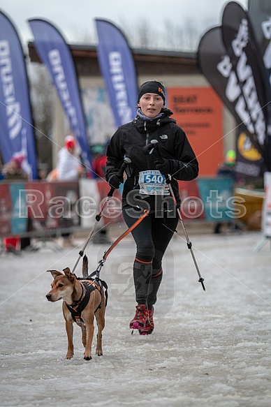 Starty a cílová fota Winter Skyrace 2019