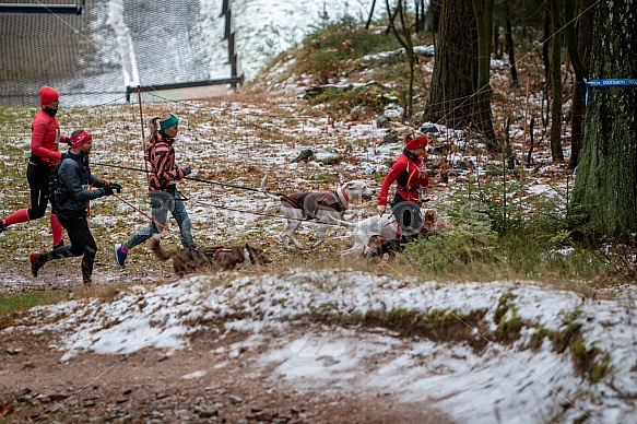 Starty a cílová fota Winter Skyrace 2019