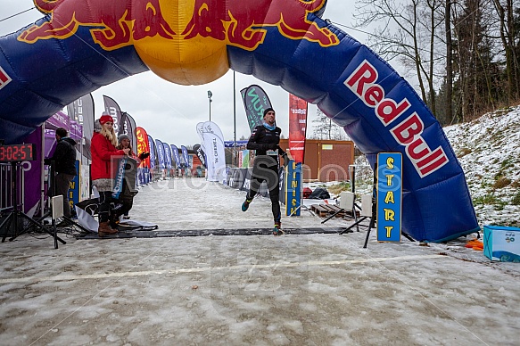 Starty a cílová fota Winter Skyrace 2019