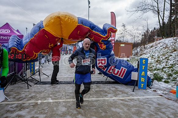 Starty a cílová fota Winter Skyrace 2019