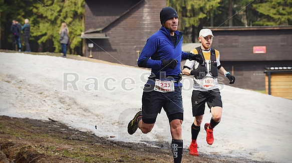 První seběh Ještěd Skyrace