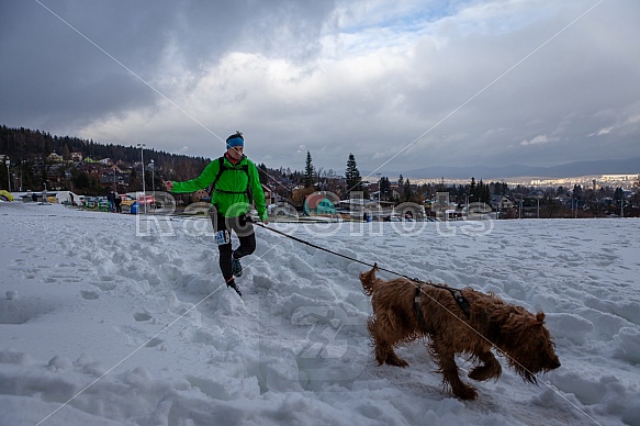 Starty a cílová fota Winter Skyrace 2019
