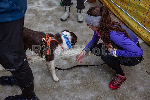 Starty a cílová fota Winter Skyrace 2019