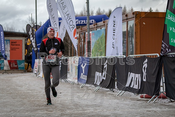 Starty a cílová fota Winter Skyrace 2019