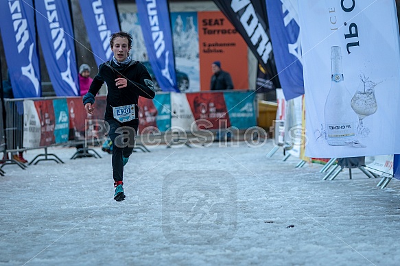 Starty a cílová fota Winter Skyrace 2019
