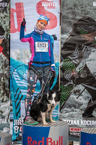 Starty a cílová fota Winter Skyrace 2019