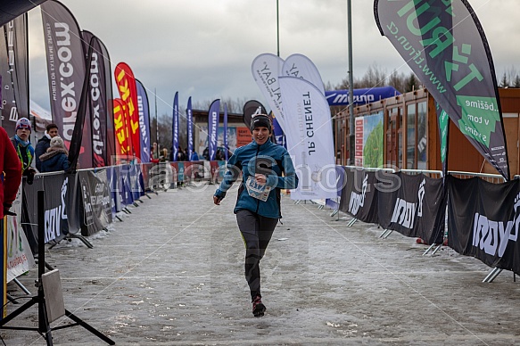 Starty a cílová fota Winter Skyrace 2019