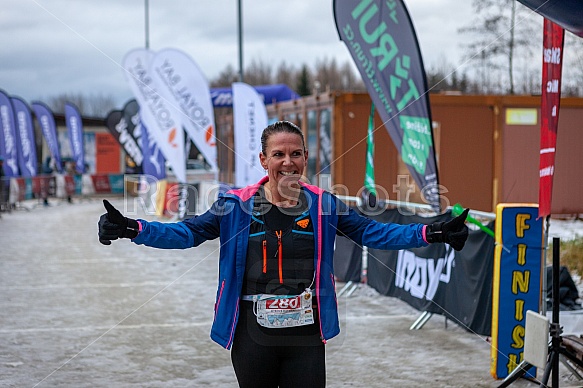 Starty a cílová fota Winter Skyrace 2019