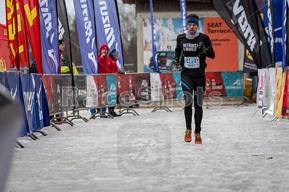 Starty a cílová fota Winter Skyrace 2019