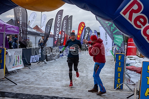 Starty a cílová fota Winter Skyrace 2019