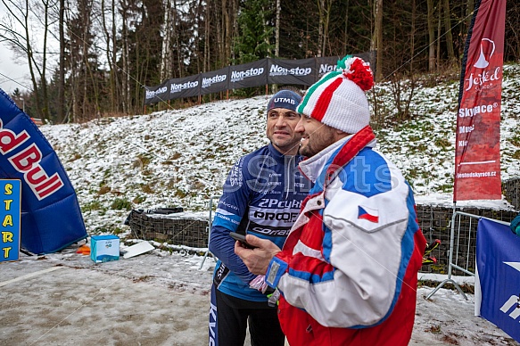 Starty a cílová fota Winter Skyrace 2019