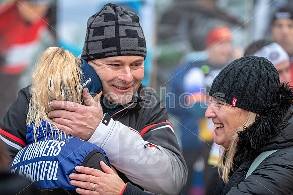 Starty a cílová fota Winter Skyrace 2019
