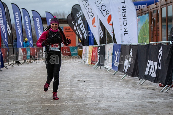 Starty a cílová fota Winter Skyrace 2019