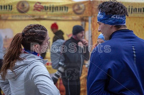 Starty a cílová fota Winter Skyrace 2019