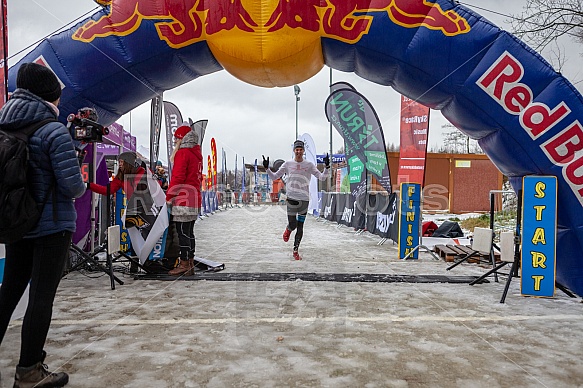 Starty a cílová fota Winter Skyrace 2019