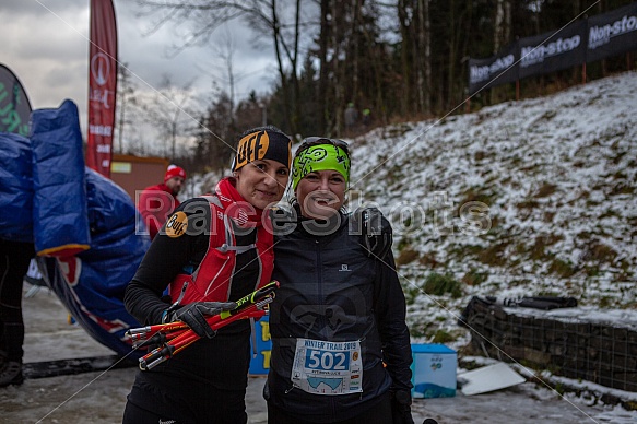 Starty a cílová fota Winter Skyrace 2019