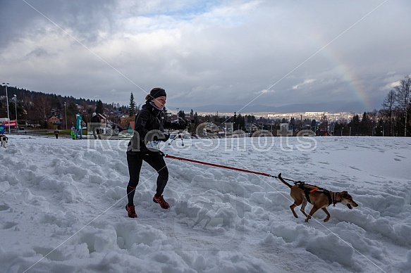 Starty a cílová fota Winter Skyrace 2019