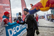 Starty a cílová fota Winter Skyrace 2019