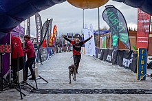Starty a cílová fota Winter Skyrace 2019