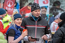 Starty a cílová fota Winter Skyrace 2019
