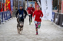 Starty a cílová fota Winter Skyrace 2019