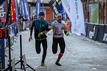 Starty a cílová fota Winter Skyrace 2019