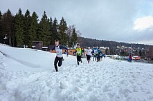 Starty a cílová fota Winter Skyrace 2019