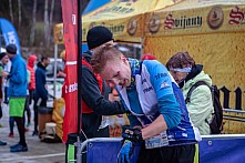Starty a cílová fota Winter Skyrace 2019