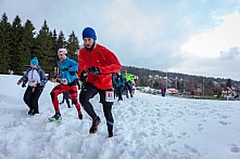 Starty a cílová fota Winter Skyrace 2019